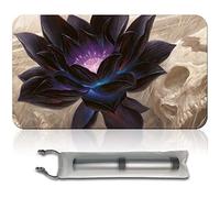 Four leaves Juego de mesa MTG Alfombrillas de juego+bolsa impermeable gratuita, TCG Card Game Table Mat Tamaño 60 x 35 cm Mouse Pad Compatible con MTG TCG (Black Lotus), 20220823