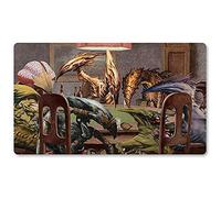 Four leaves Slivers Playing Poke,DE - Juego de mesa MTG Juegos Alfombras + Bolsa impermeable gratuita, TCG Card Game Table Mat Tamaño 60 x 35 cm, Alfombrilla de ratón compatible con Digimon MTG TCG