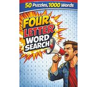 Four Letter Word Search: Large Print Easy Word Search for Adults and Seniors - Short 4 Letter Puzzles for Brain Training and Relaxation