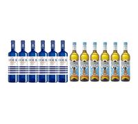 Four Lines Verdejo - 6 Botellas de 750 ml - Total: 4500 ml & Descomunal. Verdejo Vino Blanco D.O. Rueda - 6 Botellas de 750 ml