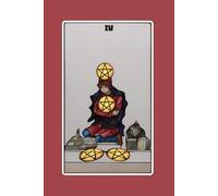 Four of Pentacles - Tarot Card Notebook - Card No.72 (Color Ed.): A5 Ruled Lined Tarot Journal Diary Sketchbook Notebook - Four of Pentacles (Stability and Security)