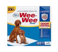 Four Paws Wee-Wee Almohadillas de Control de olores - 100 Unidades