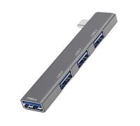 Four Port Hub, USB Splitter Adapter, Portable Multiport Expander, Desktop Laptop Connector, Drive Interface, Printer Keyboard Station, High Speed Data Transfer Device