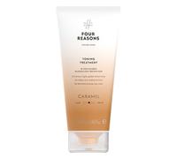Four Reasons Color Mask - Caramelo - Tratamiento tonificante, acondicionador de depósito de color, tonifica y mejora el cabello tratado con color, tinte semipermanente, vegano y libre de crueldad, 6.7