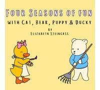 Four Seasons of Fun: A Cat, Bear, Puppy, and Duck Coloring Book