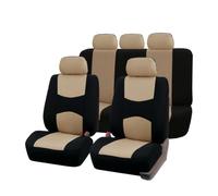 Four Seasons Universal Delantero/juego Completo De Funda De Asiento De Coche De Tela De Poliéster Funda De Asiento De Coche Fundas para Asiento(9PC-BG)