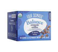 Four Sigmatic - Café adaptógeno instantáneo orgánico, café instantáneo tostado medio con Ashwagandha, Chaga, Eleuthero y Tulsi, apoyo inmunológico y alivio del estrés, paquete de 10