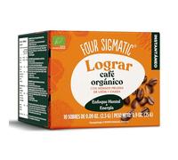 Four Sigmatic Café instantáneo orgánico en polvo | Café instantáneo arábica individual con melena de león, chaga y rodiola | Mezcla instantánea de café de hongos para una mejor concentración y