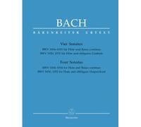 Four Sonatas for Flute BWV 1030, 1032 1034-1035 (Flute & Piano)