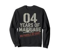 Four Years Of Marriage 4 year anniversary idea couple 4th Sudadera