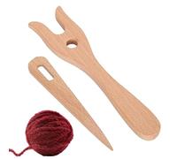 Fourchette À Tricoter En Bois - Bois | Ensemble D'aiguilles Pour Les Yeux | Kit De Fourchettes À Tricoter Pour Des Fils Et Des Projets D'artisanat | Outil De Bricolage Fait À La Main Pour Les A