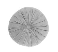 Fouriding Cojín decorativo redondo de 40 cm, cojín de calabaza, cojín de calabaza, cojines de suelo, tapete de oración para sala de estar, sofá, cama, silla, suelo, coche, decoración del hogar (gris)