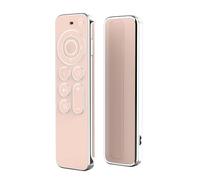 Fourmor Funda para Apple TV Remote - Delgada, para Apple TV 4K/HD Siri Remote Gen 3/Gen 2 (2022/2021), Funda remota de TPU Antideslizante/Anticaída/Resistente al Polvo