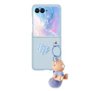 Fourmor Funda para Motorola RAZR 50 /RAZR 50 Ultra - Lindo Juguete de Peluche para teléfono - Parte Trasera de PC Mate de Silicona Suave a Prueba de Golpes para Motorola RAZR 50 /RAZR 50 Ultra