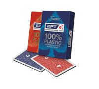 Fournier-10018440 baraja de poker profesional ept 100% plástico, mult