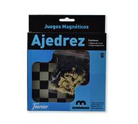 Fournier Fournier-130012240 Ajedrez (130012240) Juego de Mesa magnético de Viaje, Multicolor, único (F28982)