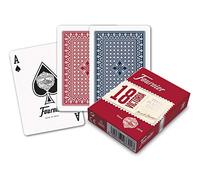 Fournier-nº18 Baraja de Cartas Poker Clasica, Color azul/rojo (174007) , color/modelo surtido
