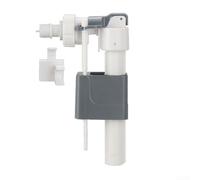 Fourpoint - Válvula de entrada de agua para inodoro oculta montada en la pared con soporte recto, equipada con pantalla de filtro para protección de desechos y gestión del agua