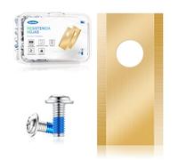 FourShow 36 Cuchillas de Repuesto Compatibles con Todos los cortacéspedes robóticos Eufy | TerraMow, Cuchillas de Repuesto Duraderas de Titanio, Incluyendo Tornillos con Recubrimiento de Seguridad