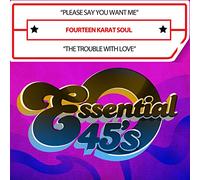 Fourteen Karat Soul - PleaseSayYouWantMe/TheTroubleWithLove(Digital45)