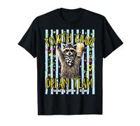 Fourth 4th Grade Dream Team Raccoon Teacher Back to School Camiseta