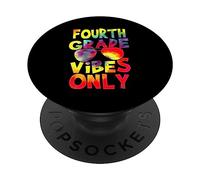 Fourth Grade Vibes Back To School Teacher Student Tie Dye PopSockets PopGrip Adhesivo