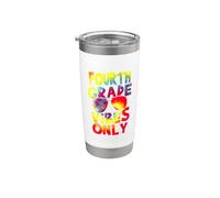 Fourth Grade Vibes Back To School Teacher Student Tie Dye Vaso térmico de acero inoxidable de doble pared