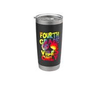 Fourth Grade Vibes Back To School Teacher Student Tie Dye Vaso térmico de acero inoxidable de doble pared