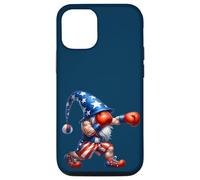 Fourth of July Boxing GNOME For Men Patriotic American Flag Carcasa para iPhone 12/12 Pro