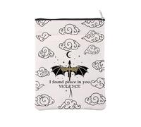 Fourth Wings Merchandise - Funda para libro de dragón de Xaden Riorson, regalo de dragón de fantasía, regalo I Found Peace in You Violence (Violence BM)