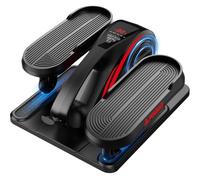 FOUSAE Máquina Elíptica Eléctric, Pedales Estaticos Personas Mayores 2 en 1 con 15 Velocidades Ajustables y 3 Modos Automáticos, Mini Eliptica Electrica para el Hogar con Mando a Distancia