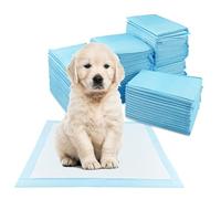 Fousenuk 100 Unidades Empapadores Perros, 33 × 60 cm Empapadores Desechables, Almohadillas Adiestramiento de Perros y Cachorros WC Perros Higiénica Mascotas Superficie Secado Rápido Alfombrillas