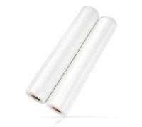 Fousenuk 2 Rollos 30X600cm Bolsas Vacio Alimentos, Envasar al Vacío Rollos Embasadoras, Food Saver, para Envasadora la Conservación de Alimentos y Cocción Cocina Comida, Sin Bpa, Superficie Gofrada
