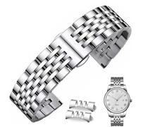 FOUUA Correa de Reloj de Acero Inoxidable con Extremo Recto y Curvo Pulsera de Metal Sólido de Primera Calidad 16mm 18mm 19mm 20mm 22mm para Hombres y Mujeres