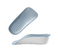 FOVAOK 1 par de plantillas transpirables invisibles, soporte de arco, medias plantillas duraderas y cómodas de usar (gris-L)