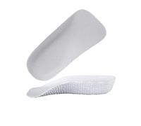 FOVAOK 1 par de plantillas transpirables invisibles, soporte de arco, medias plantillas duraderas y cómodas de usar (blanco-M)