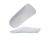 FOVAOK 1 par de plantillas transpirables invisibles, soporte de arco, medias plantillas duraderas y cómodas de usar (blanco-S)