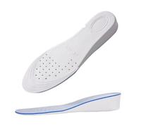 FOVAOK 2 pares de plantillas invisibles de aumento de altura para zapatos, transpirables, cómodas para pies, mujeres, hombres, zapatos de levantamiento de talón, almohadillas ortopédicas (altura 3,5