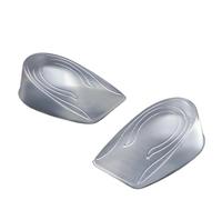 FOVAOK 2 plantillas de gel de silicona para aumentar la altura del talón, protector de pie para zapatos, cojín elástico para soporte de arco (3 cm para mujeres)