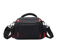 FOVAOK Bolsa de hombro impermeable para cámara réflex digital profesional, Black, Talla única