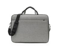 FOVAOK Bolsa protectora para laptop de gran tamaño a prueba de golpes de 15.6 y 17 pulgadas con correa de transporte (gris, 17 pulgadas)