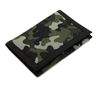 FOVAOK Cartera para hombre, de tela de camuflaje, plegable, de poliéster, corta, para dinero, informal, a la moda, estilo 2, 2 unidades