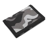 FOVAOK Cartera para hombre, de tela de camuflaje, plegable, de poliéster, corta, para dinero, informal, a la moda, estilo 1, 2 unidades