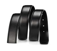 FOVAOK Cinturones de cuero vacuno de 30 a 35 mm para hombre, correa de marca, hebilla de pin masculino, cintura vintage, estilo de perforación + herramienta de perforación, 30 mm de ancho, sin