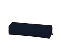 FOVAOK Estuche de lápices de color sólido, bolsas simples para estudiantes, artículos de papelería, suministros escolares, bolsa grande con cremallera para cosméticos, azul2, Talla única