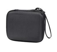 FOVAOK Estuche portátil de EVA para púas de guitarra con ranura para púas, color negro y amarillo, para afinador de guitarra, bolsa de almacenamiento para piezas de guitarra, Black, Talla única