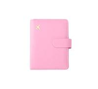 FOVAOK Funda de cuero para pasaporte, impermeable, para viajes, tarjetas de crédito, bonito libro de pasaporte para mujeres/hombres, funda para pasaporte con hebilla, A rosa., Talla única