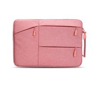 FOVAOK Funda de transporte para laptop de 13 a 15.6 pulgadas, correa de hombro duradera, tela repelente al agua, negocios, casual, escuela (rosa, 14 pulgadas)