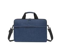 FOVAOK Funda de transporte para laptop de 13 a 17 pulgadas, correa de hombro duradera, tela repelente al agua, negocios, casual, escuela (azul oscuro, 13 pulgadas)