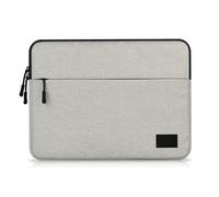 FOVAOK Funda impermeable para laptop de 11, 12, 13, 14, 15, 15.6 y 16 pulgadas, apta para todos los modelos de ordenadores portátiles (gris claro, para 15.6 pulgadas)